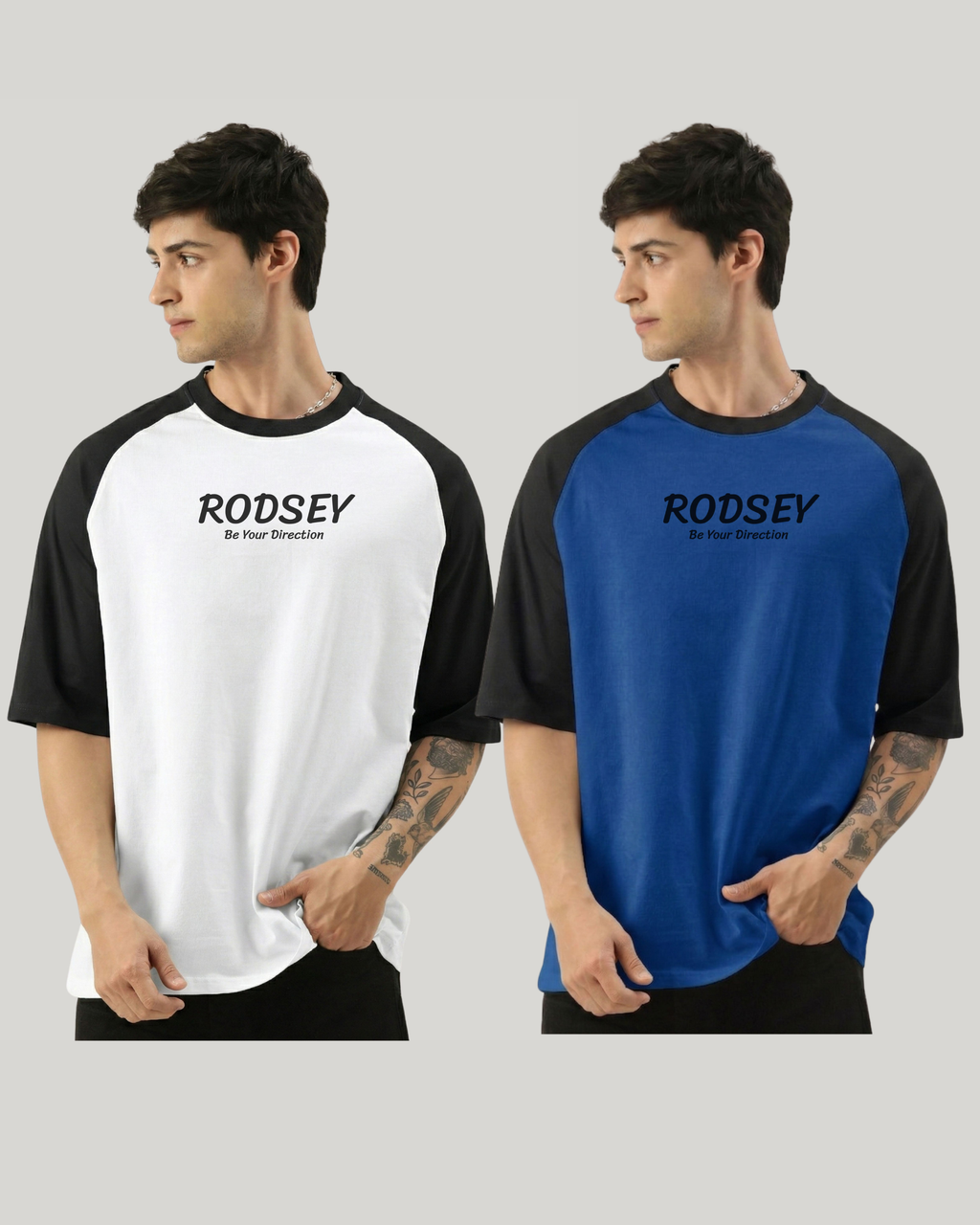 Pack of 2 (white&blue)